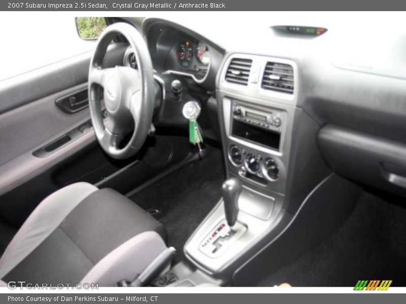 Crystal Gray Metallic / Anthracite Black 2007 Subaru Impreza 2.5i Sedan