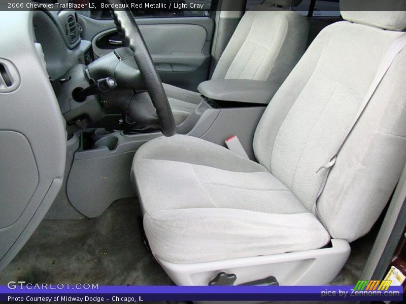 Bordeaux Red Metallic / Light Gray 2006 Chevrolet TrailBlazer LS