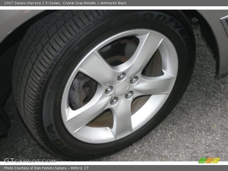 Crystal Gray Metallic / Anthracite Black 2007 Subaru Impreza 2.5i Sedan