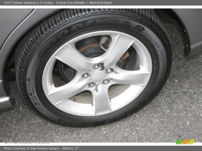 Crystal Gray Metallic / Anthracite Black 2007 Subaru Impreza 2.5i Sedan