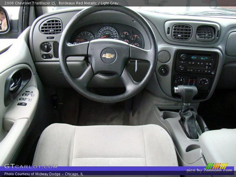 Bordeaux Red Metallic / Light Gray 2006 Chevrolet TrailBlazer LS