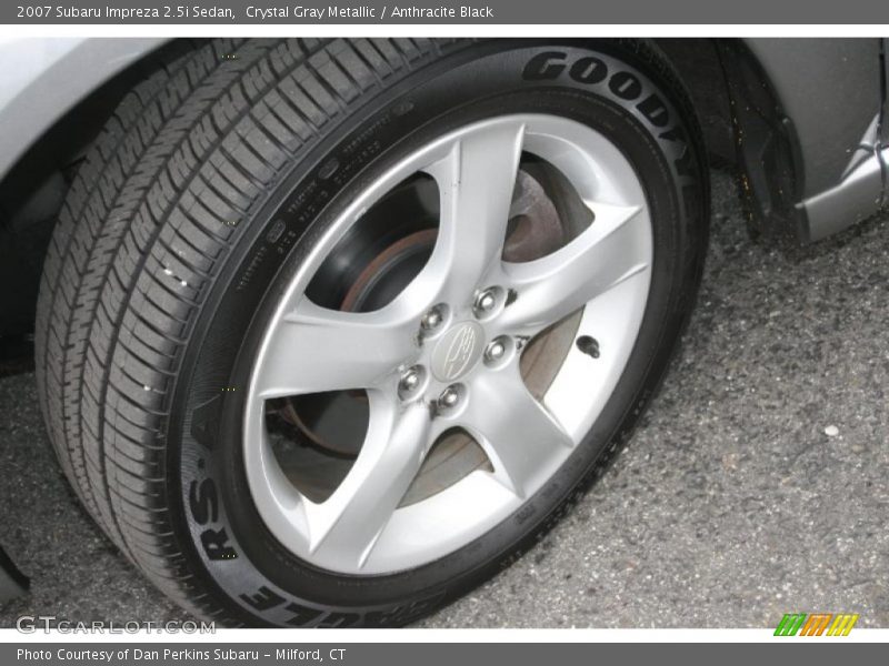 Crystal Gray Metallic / Anthracite Black 2007 Subaru Impreza 2.5i Sedan