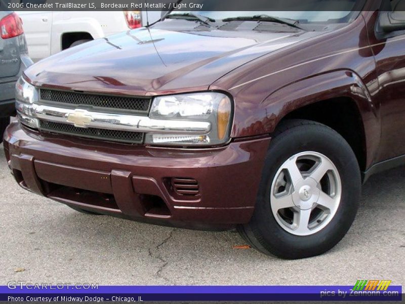 Bordeaux Red Metallic / Light Gray 2006 Chevrolet TrailBlazer LS