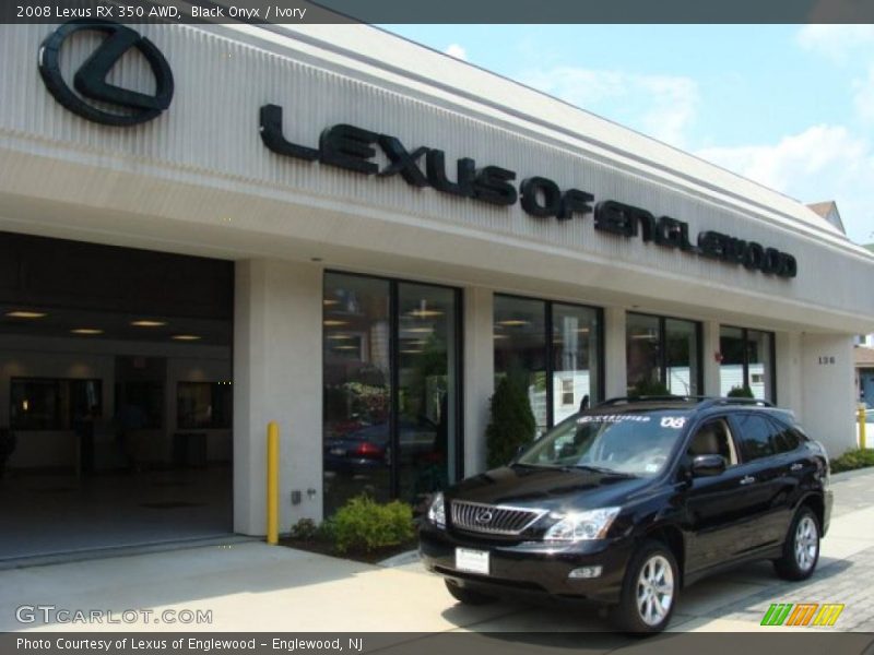 Black Onyx / Ivory 2008 Lexus RX 350 AWD