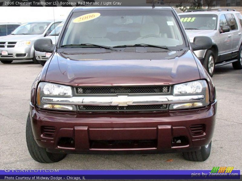 Bordeaux Red Metallic / Light Gray 2006 Chevrolet TrailBlazer LS