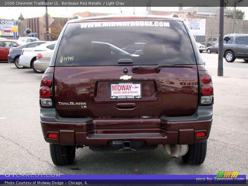 Bordeaux Red Metallic / Light Gray 2006 Chevrolet TrailBlazer LS