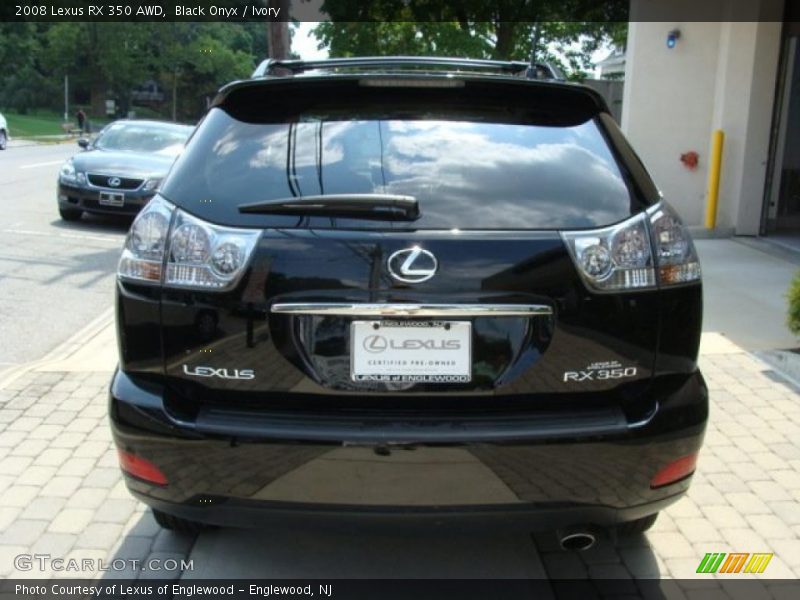 Black Onyx / Ivory 2008 Lexus RX 350 AWD