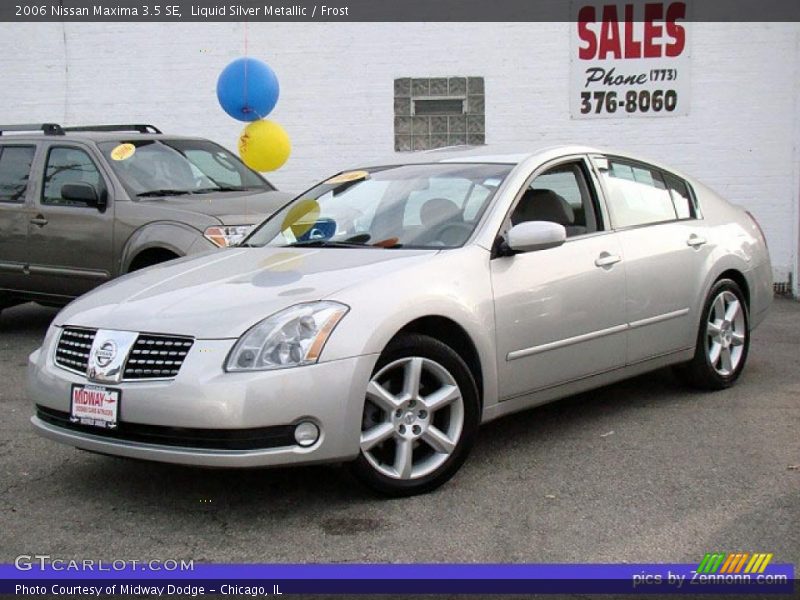 Liquid Silver Metallic / Frost 2006 Nissan Maxima 3.5 SE