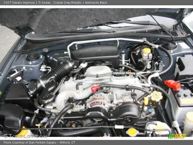 Crystal Gray Metallic / Anthracite Black 2007 Subaru Impreza 2.5i Sedan