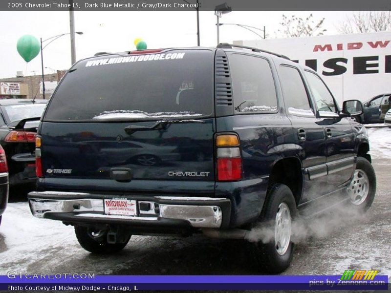 Dark Blue Metallic / Gray/Dark Charcoal 2005 Chevrolet Tahoe LS