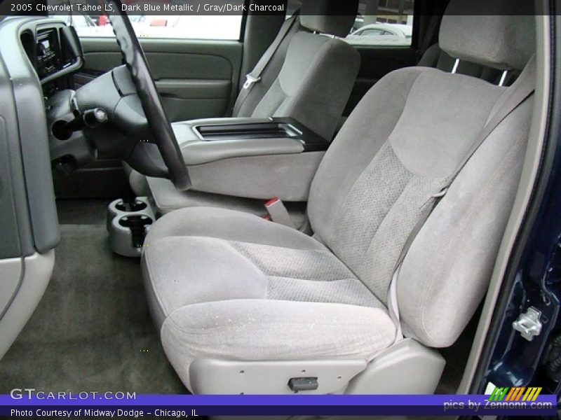Dark Blue Metallic / Gray/Dark Charcoal 2005 Chevrolet Tahoe LS