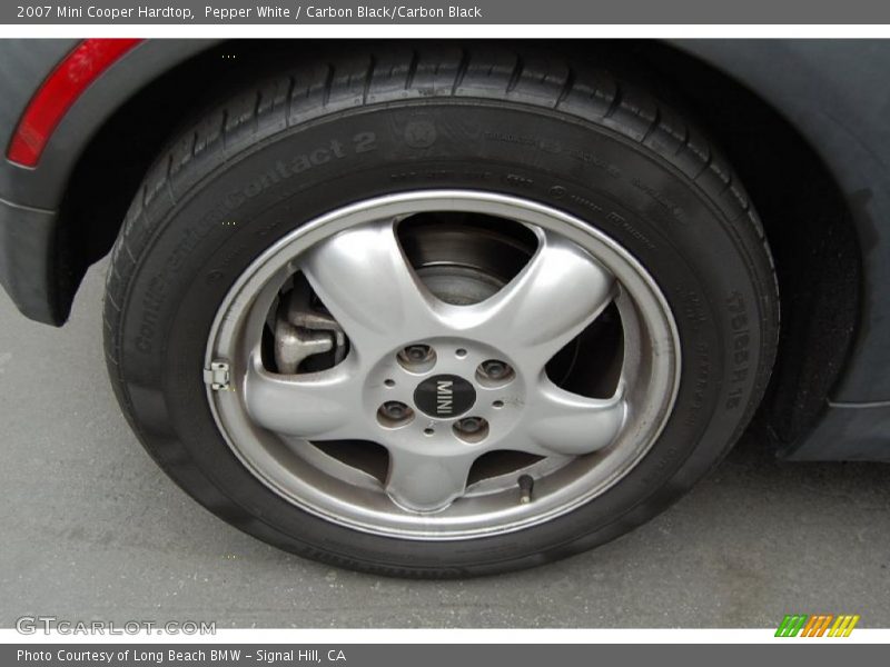 Pepper White / Carbon Black/Carbon Black 2007 Mini Cooper Hardtop