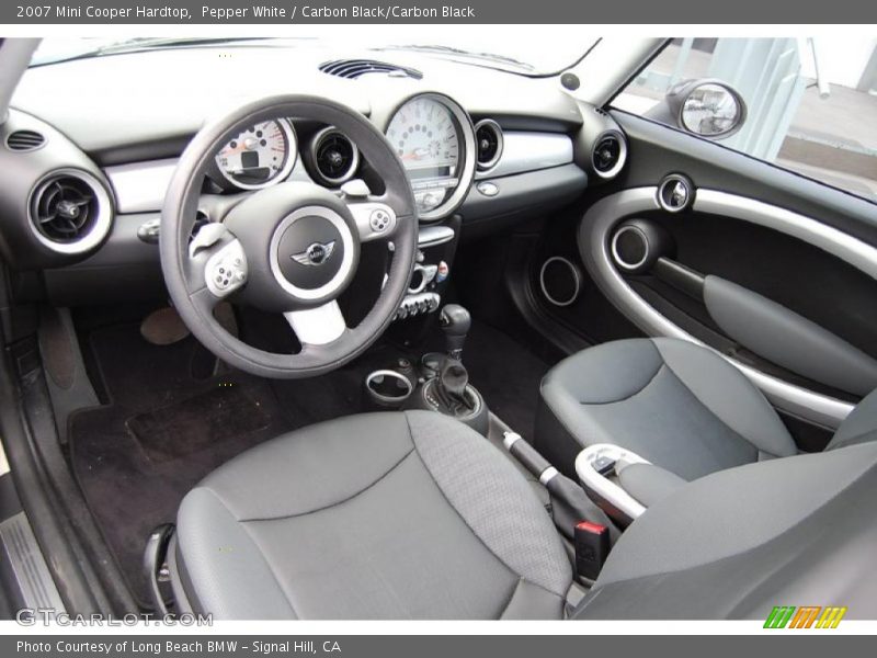 Pepper White / Carbon Black/Carbon Black 2007 Mini Cooper Hardtop