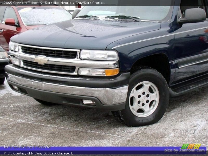 Dark Blue Metallic / Gray/Dark Charcoal 2005 Chevrolet Tahoe LS