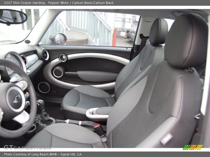 Pepper White / Carbon Black/Carbon Black 2007 Mini Cooper Hardtop