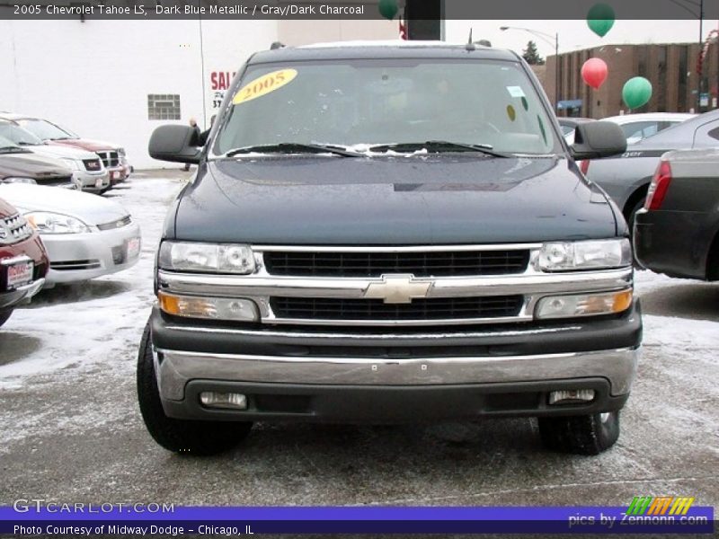Dark Blue Metallic / Gray/Dark Charcoal 2005 Chevrolet Tahoe LS