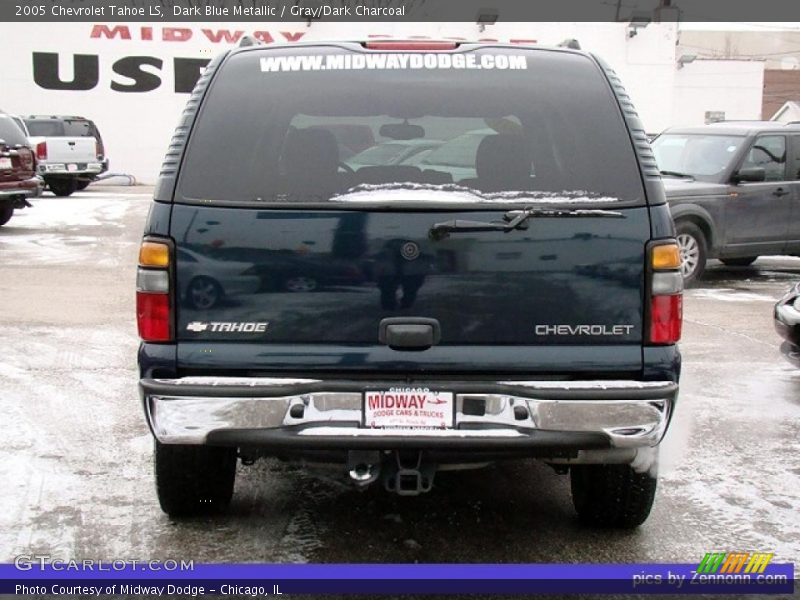 Dark Blue Metallic / Gray/Dark Charcoal 2005 Chevrolet Tahoe LS