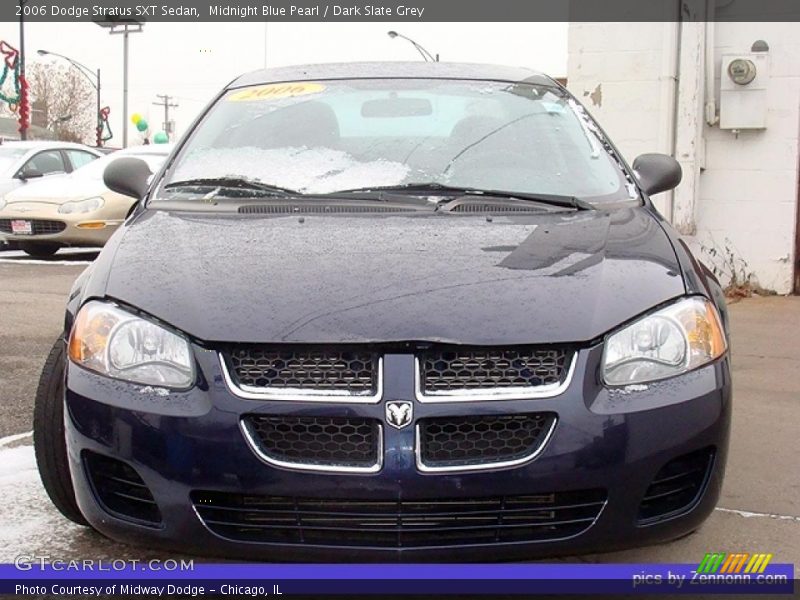 Midnight Blue Pearl / Dark Slate Grey 2006 Dodge Stratus SXT Sedan