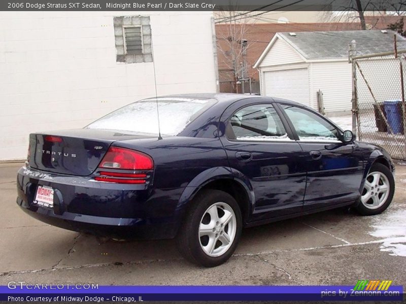 Midnight Blue Pearl / Dark Slate Grey 2006 Dodge Stratus SXT Sedan