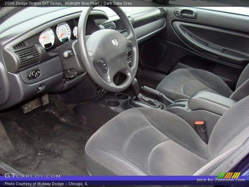 Midnight Blue Pearl / Dark Slate Grey 2006 Dodge Stratus SXT Sedan