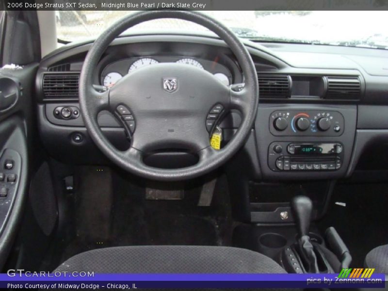 Midnight Blue Pearl / Dark Slate Grey 2006 Dodge Stratus SXT Sedan