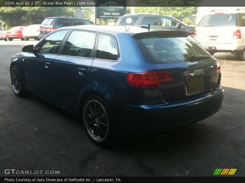 Ocean Blue Pearl / Light Grey 2006 Audi A3 2.0T