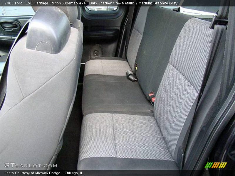 Dark Shadow Grey Metallic / Medium Graphite Grey 2003 Ford F150 Heritage Edition Supercab 4x4