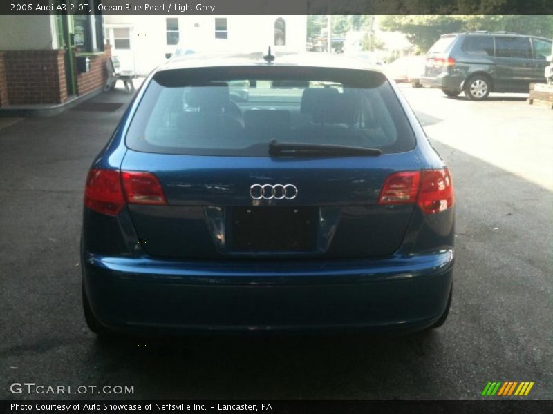 Ocean Blue Pearl / Light Grey 2006 Audi A3 2.0T