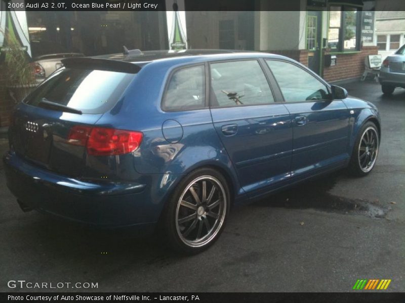Ocean Blue Pearl / Light Grey 2006 Audi A3 2.0T
