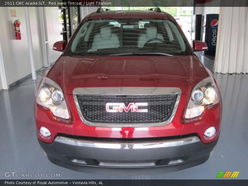 Red Jewel Tintcoat / Light Titanium 2011 GMC Acadia SLT