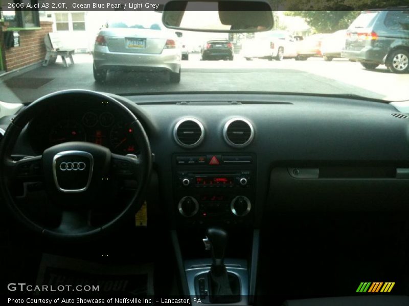 Ocean Blue Pearl / Light Grey 2006 Audi A3 2.0T