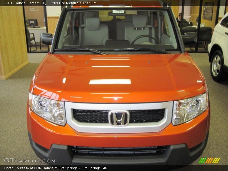 Citrus Fire Metallic / Titanium 2010 Honda Element EX