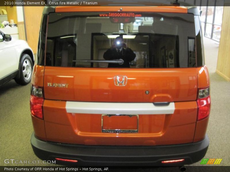 Citrus Fire Metallic / Titanium 2010 Honda Element EX