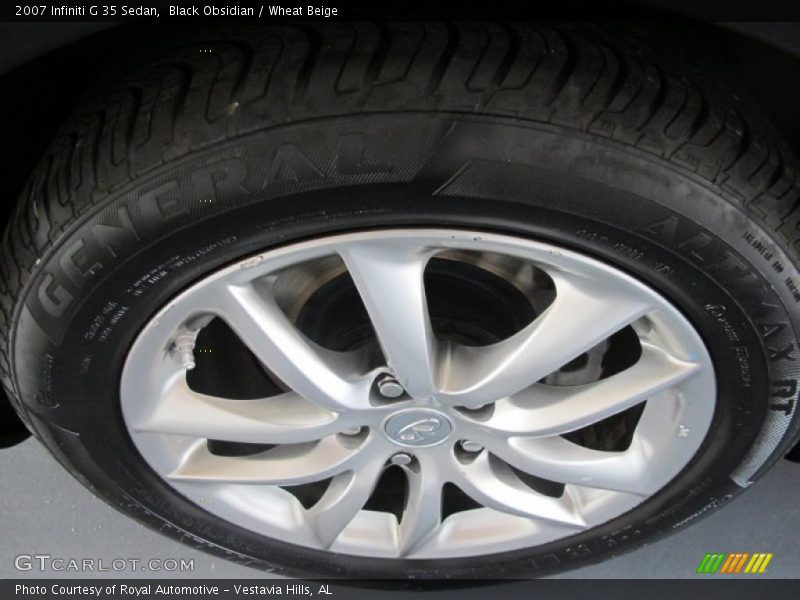 Black Obsidian / Wheat Beige 2007 Infiniti G 35 Sedan