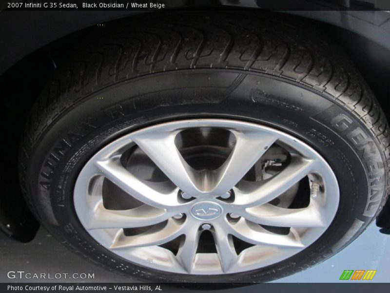 Black Obsidian / Wheat Beige 2007 Infiniti G 35 Sedan