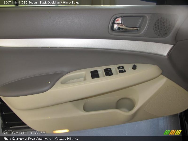 Black Obsidian / Wheat Beige 2007 Infiniti G 35 Sedan
