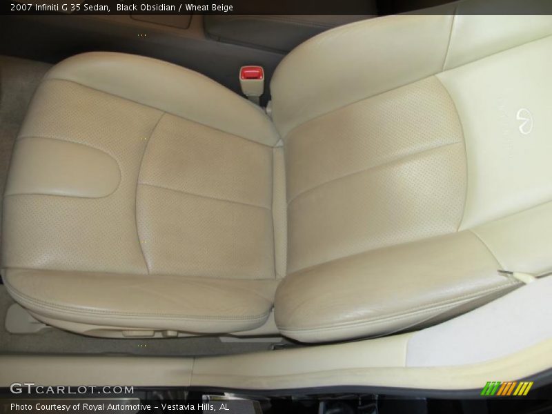 Black Obsidian / Wheat Beige 2007 Infiniti G 35 Sedan