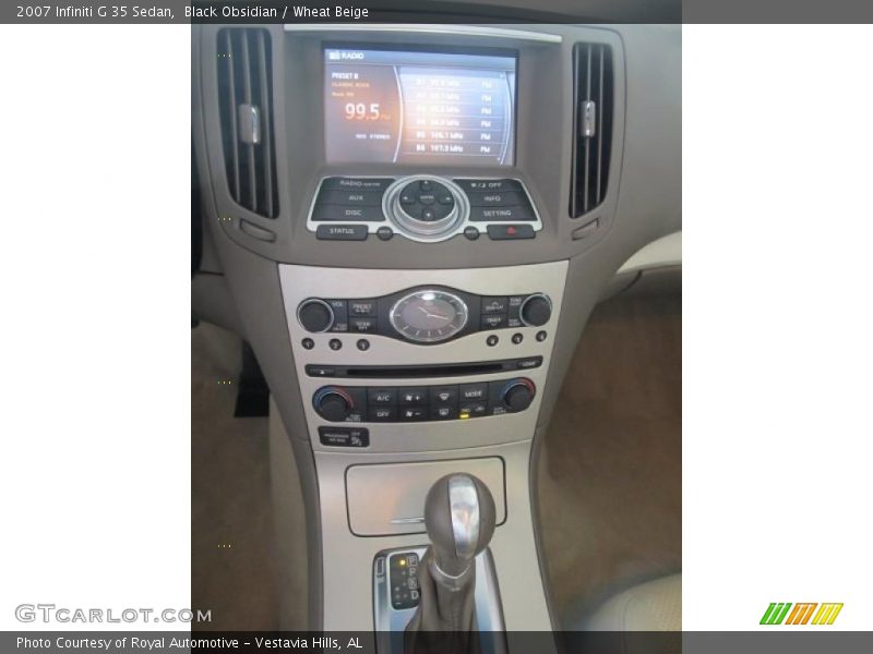 Black Obsidian / Wheat Beige 2007 Infiniti G 35 Sedan