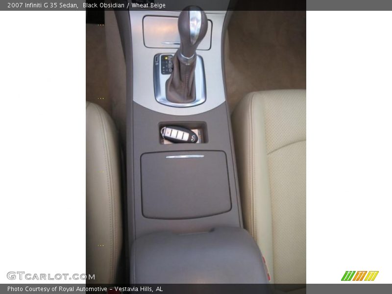 Black Obsidian / Wheat Beige 2007 Infiniti G 35 Sedan