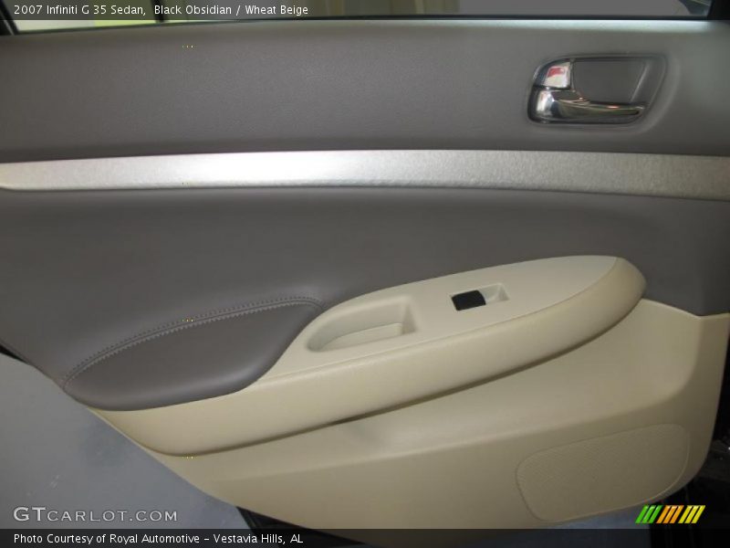 Black Obsidian / Wheat Beige 2007 Infiniti G 35 Sedan
