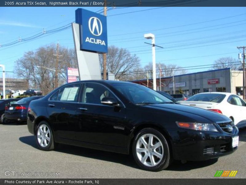 Nighthawk Black Pearl / Ebony 2005 Acura TSX Sedan