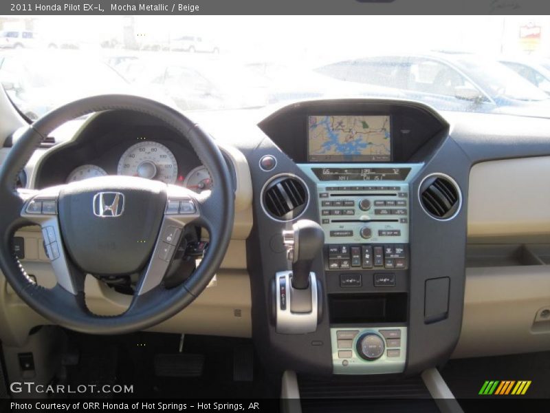 Mocha Metallic / Beige 2011 Honda Pilot EX-L