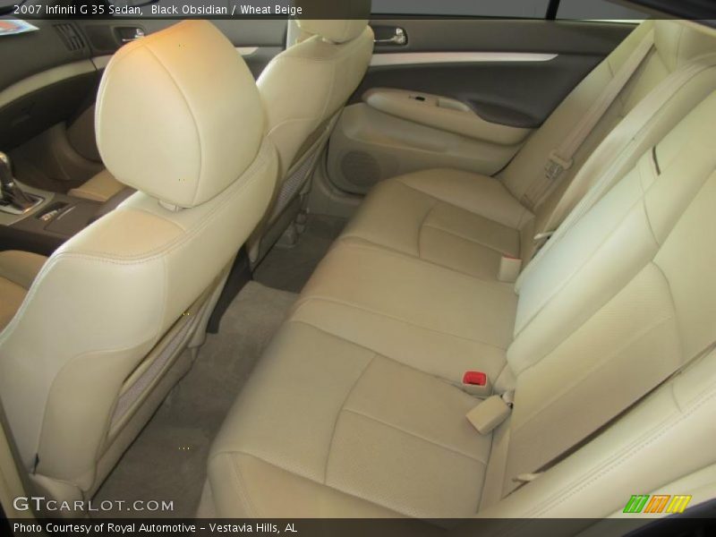 Black Obsidian / Wheat Beige 2007 Infiniti G 35 Sedan