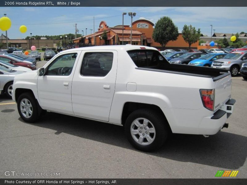 White / Beige 2006 Honda Ridgeline RTL