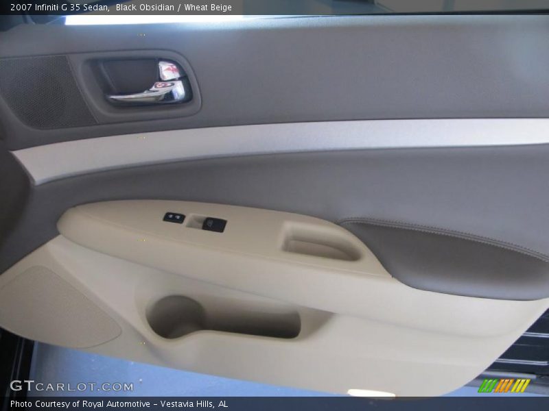 Black Obsidian / Wheat Beige 2007 Infiniti G 35 Sedan