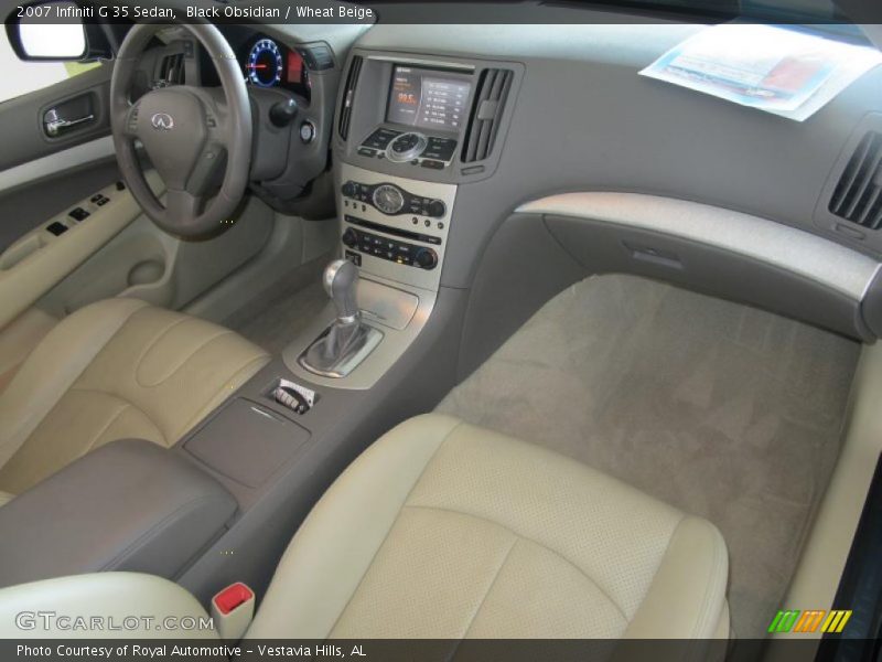 Black Obsidian / Wheat Beige 2007 Infiniti G 35 Sedan