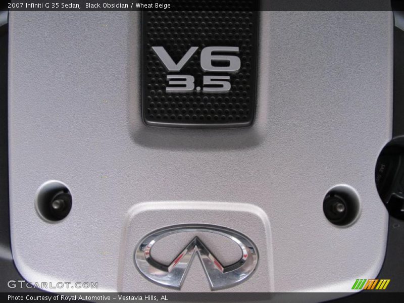 Black Obsidian / Wheat Beige 2007 Infiniti G 35 Sedan