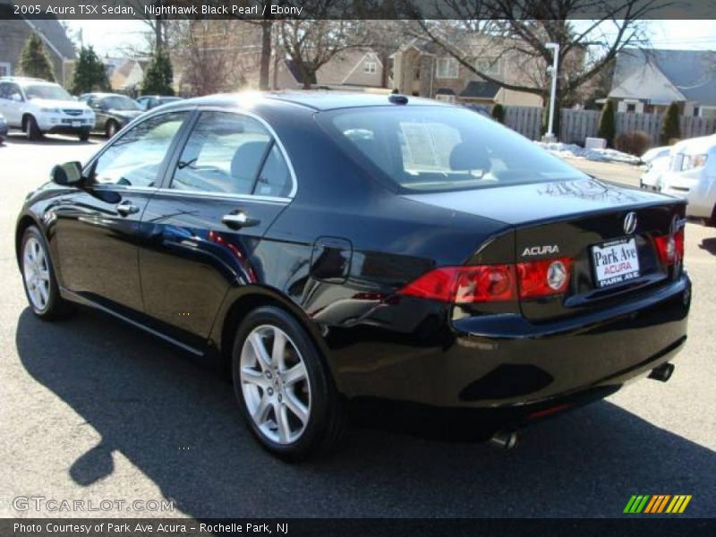Nighthawk Black Pearl / Ebony 2005 Acura TSX Sedan