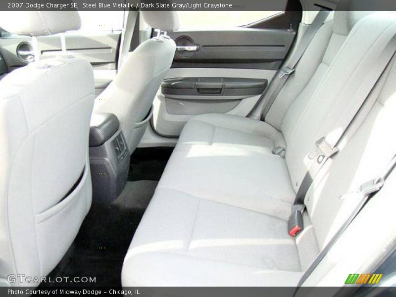 Steel Blue Metallic / Dark Slate Gray/Light Graystone 2007 Dodge Charger SE