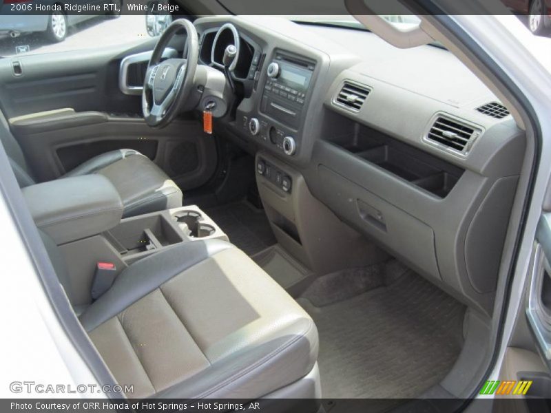 White / Beige 2006 Honda Ridgeline RTL